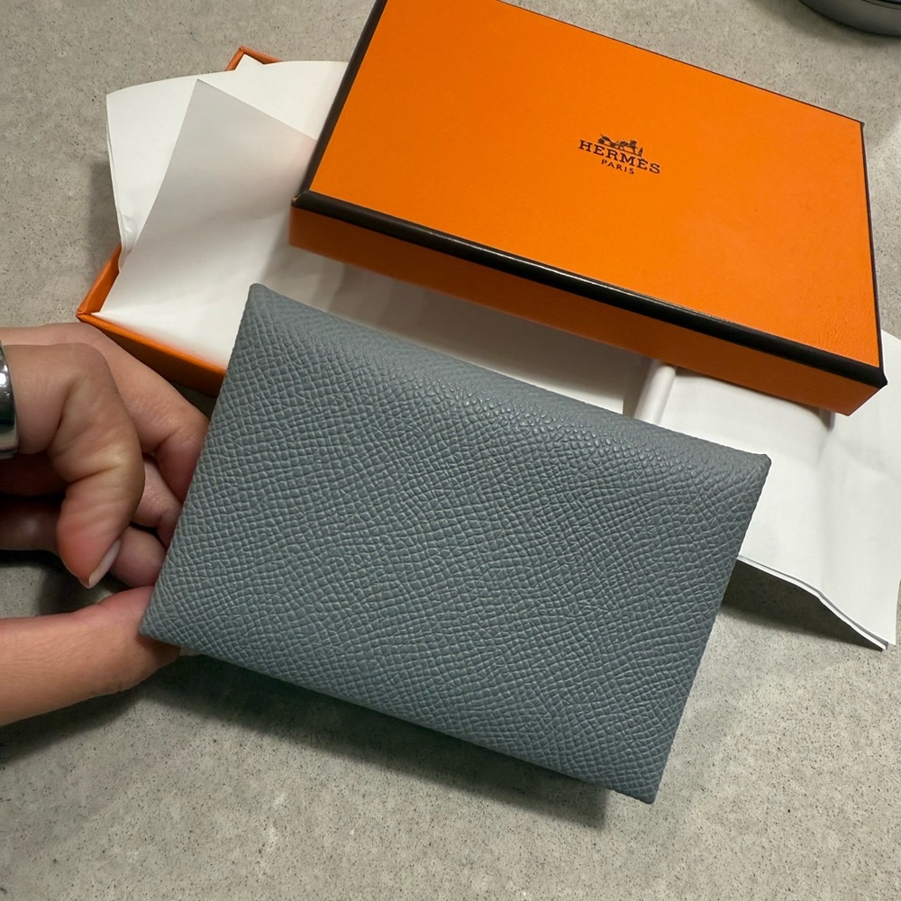 Hermes Calvi Card Holder